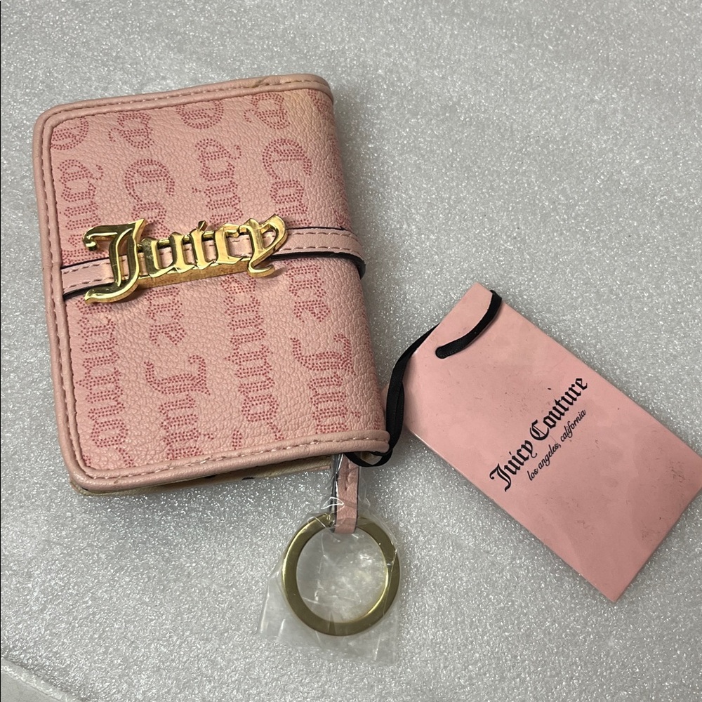 Juicy Couture Macroon Dot Logo Cool Collar Bi-fold NEW